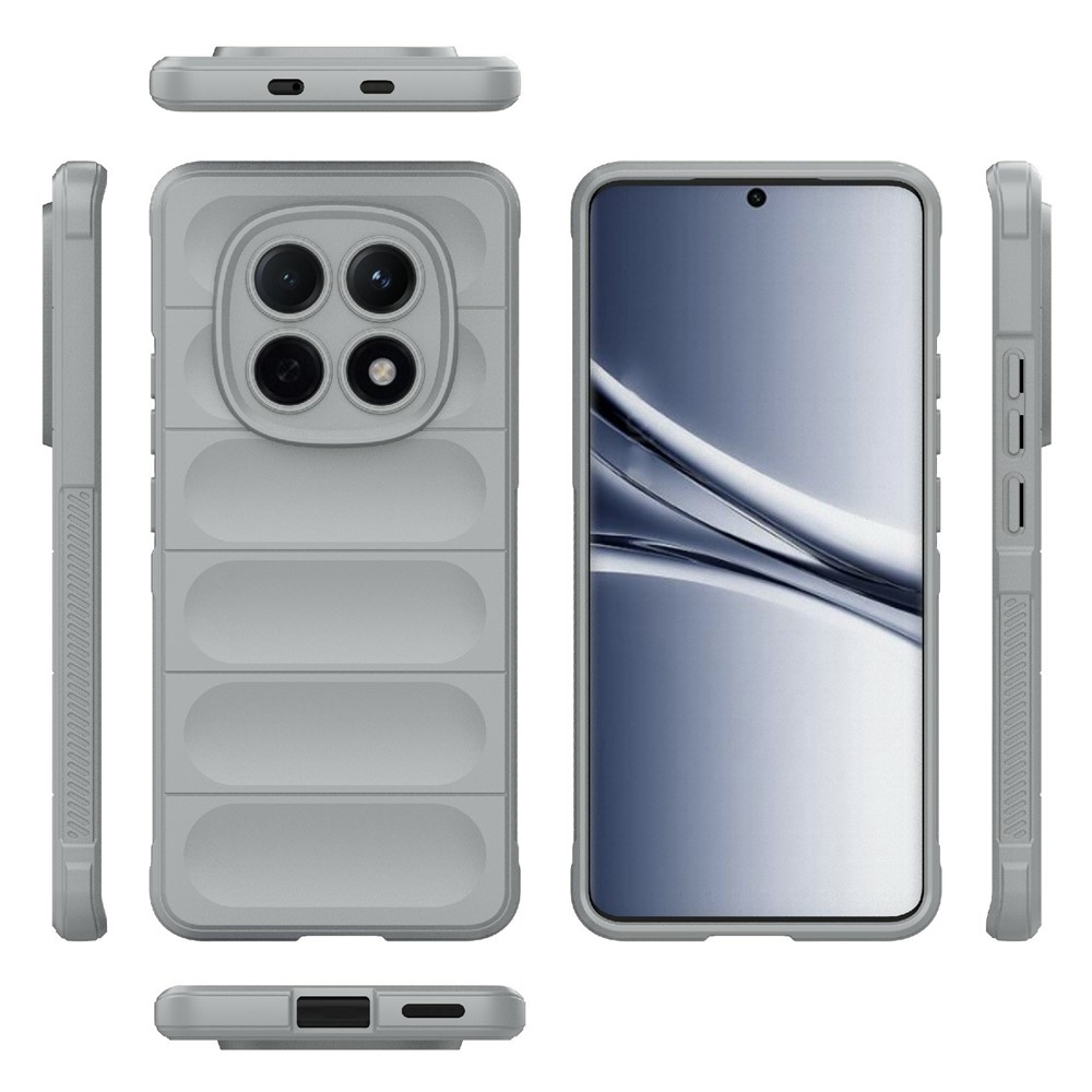 Rugg odolný gelový obal na Xiaomi Poco M8 5G/Redmi Note 15 5G - světlešedý