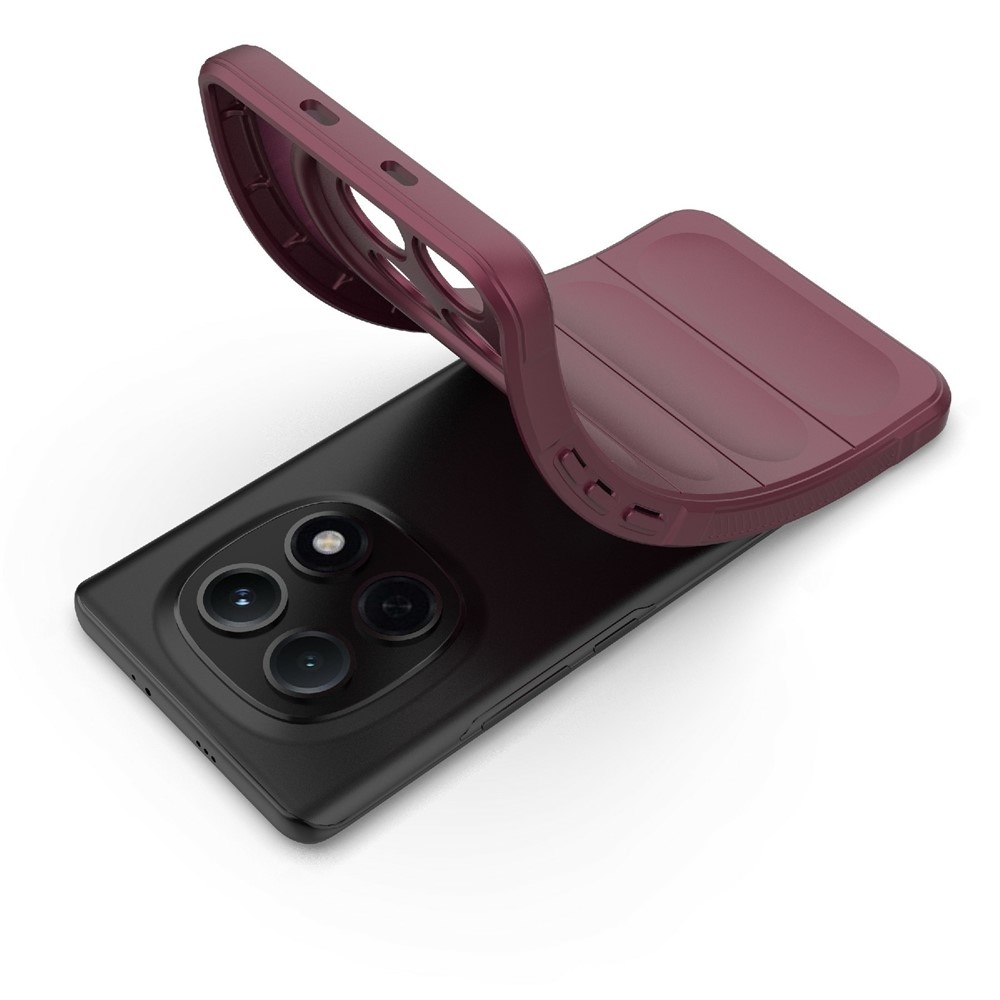 Rugg odolný gelový obal na Xiaomi Poco M8 5G/Redmi Note 15 5G - vínový