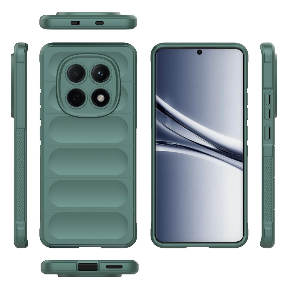 Rugg odolný gelový obal na Xiaomi Poco M8 5G/Redmi Note 15 5G - zelený