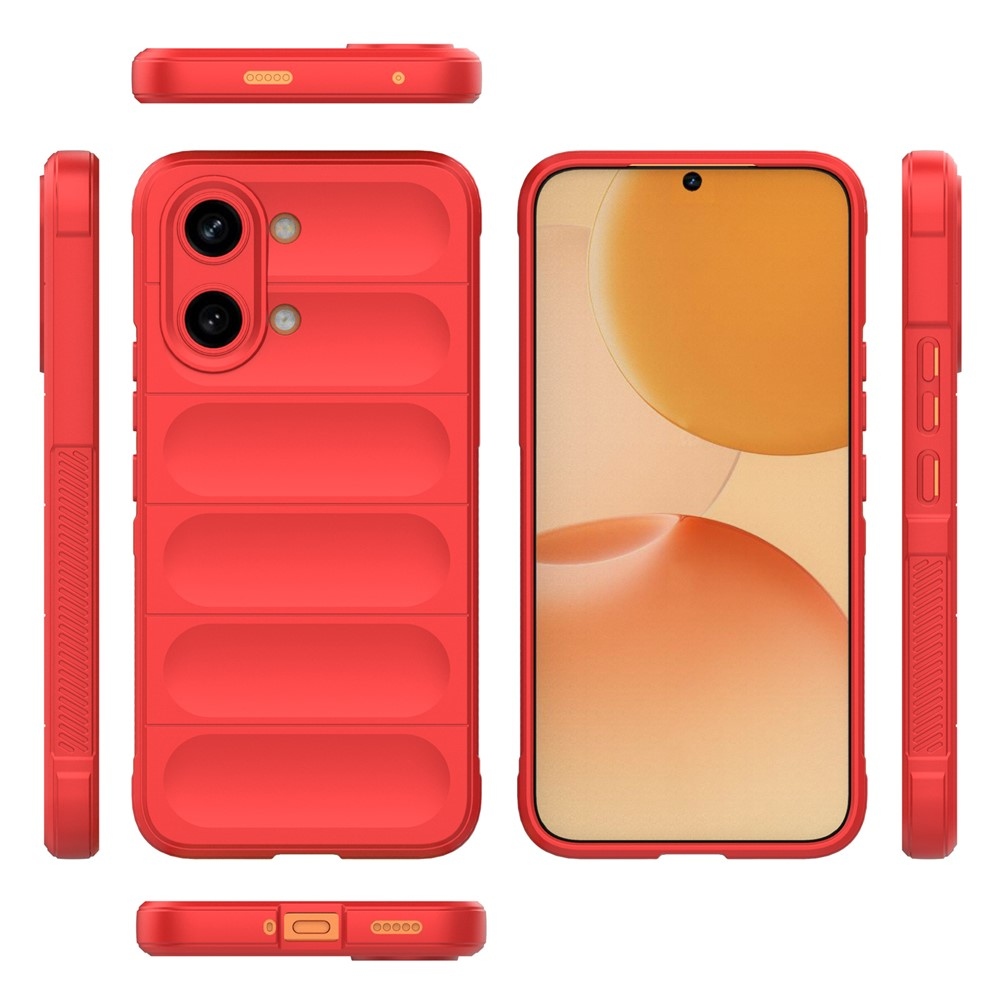 Rugg odolný gelový obal na Xiaomi Poco X8 Pro Max 5G - červený