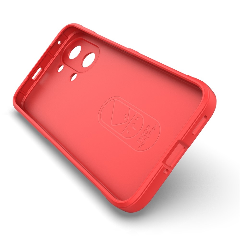 Rugg odolný gelový obal na Xiaomi Poco X8 Pro Max 5G - červený