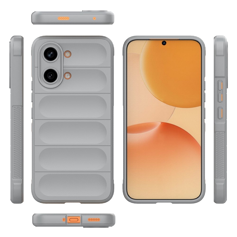 Rugg odolný gelový obal na Xiaomi Poco X8 Pro Max 5G - světlešedý