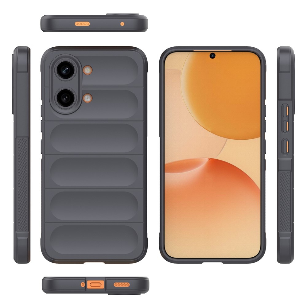 Rugg odolný gelový obal na Xiaomi Poco X8 Pro Max 5G - tmavěšedý