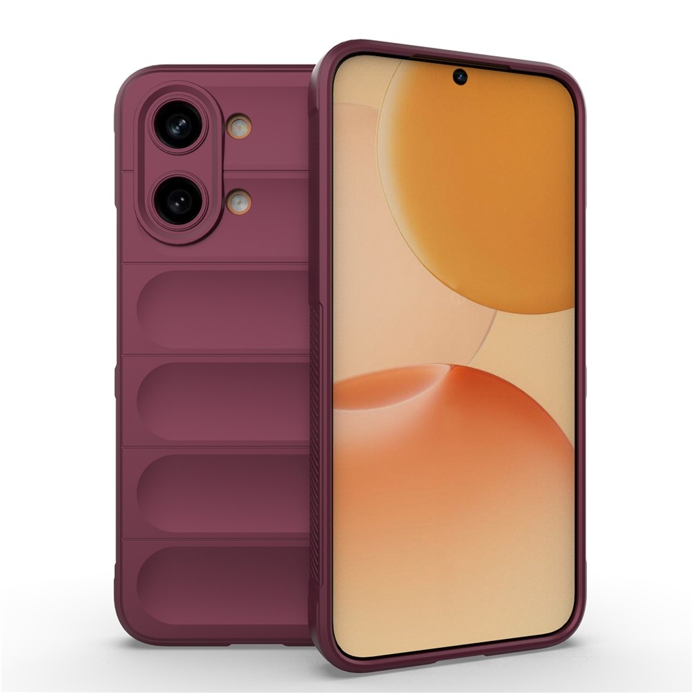 Rugg odolný gelový obal na Xiaomi Poco X8 Pro Max 5G - vínový