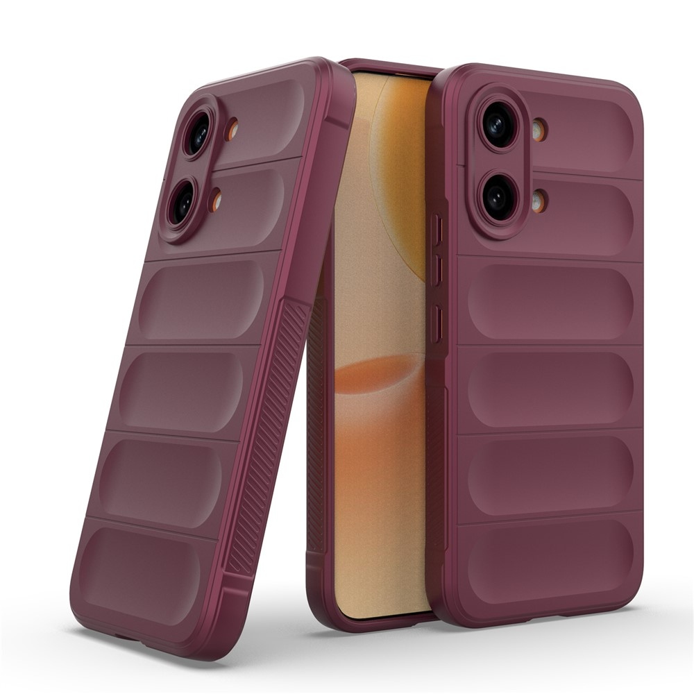 Rugg odolný gelový obal na Xiaomi Poco X8 Pro Max 5G - vínový