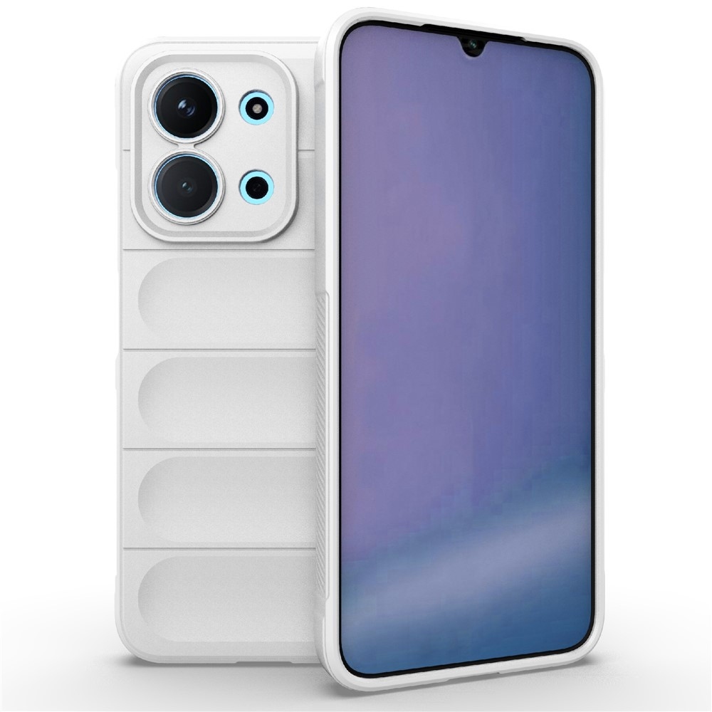 Rugg odolný gelový obal na Xiaomi Redmi 15C 4G/5G (173mm)/Poco C85 (173mm) - bílý