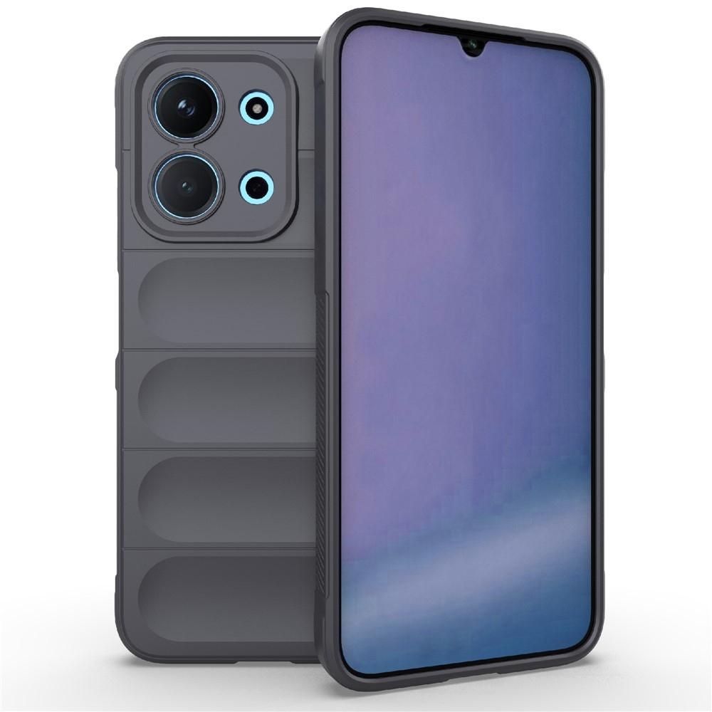 Rugg odolný gelový obal na Xiaomi Redmi 15C 4G/5G (173mm)/Poco C85 (173mm) - černý