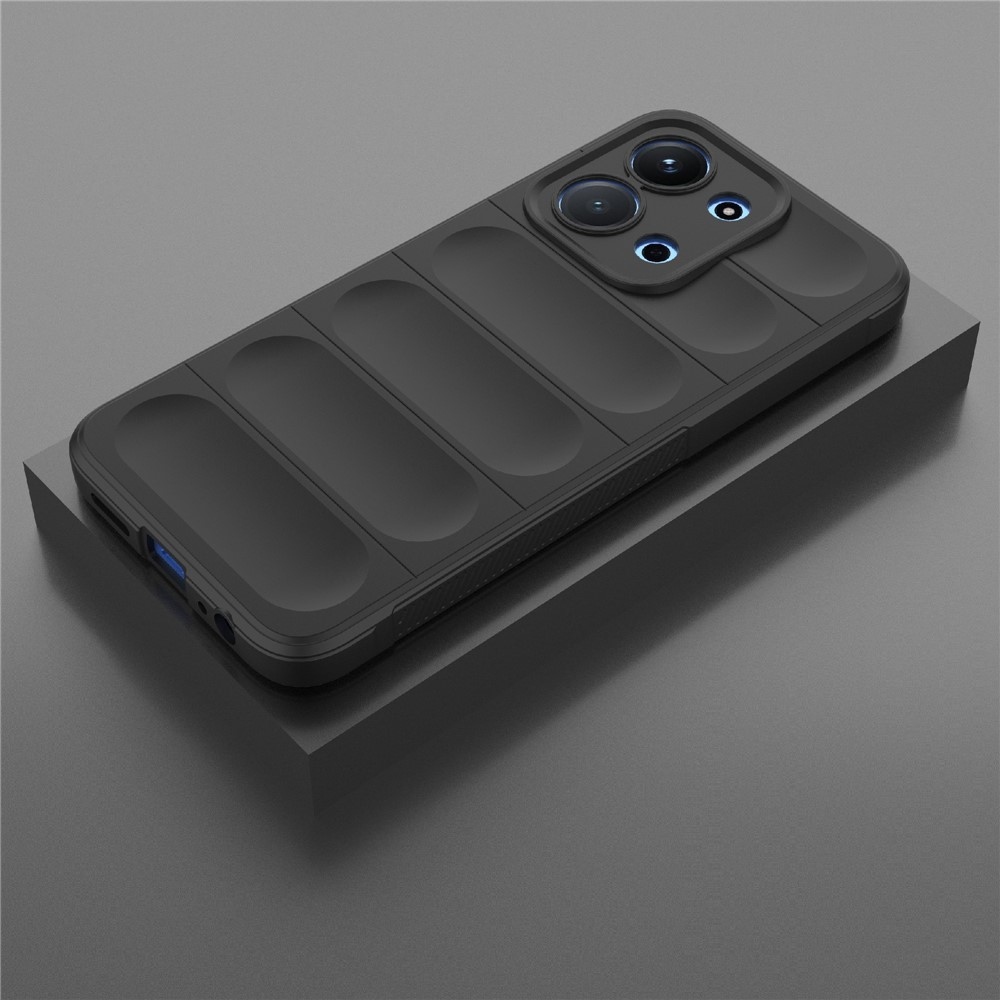 Rugg odolný gelový obal na Xiaomi Redmi 15C 4G/5G (173mm)/Poco C85 (173mm) - černý