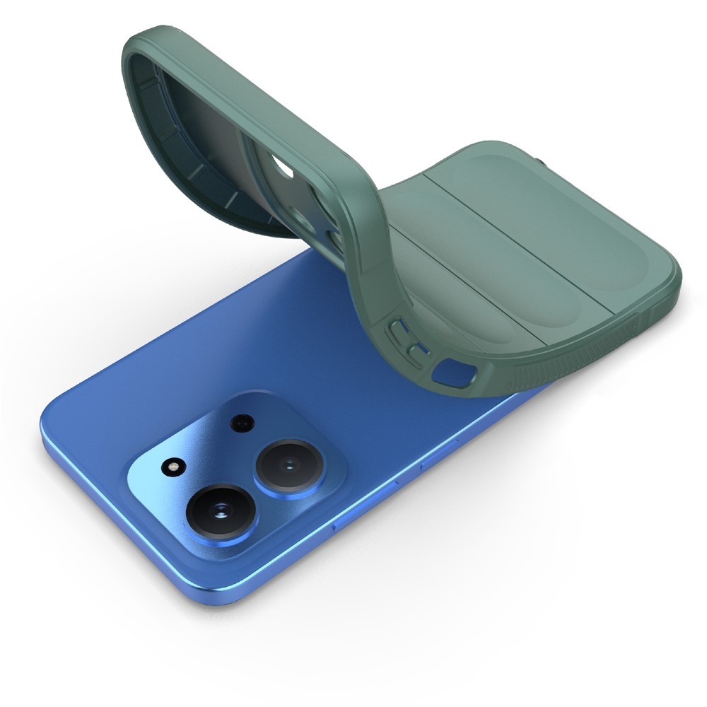 Rugg odolný gelový obal na Xiaomi Redmi 15C 4G/5G (173mm)/Poco C85 (173mm) - zelený