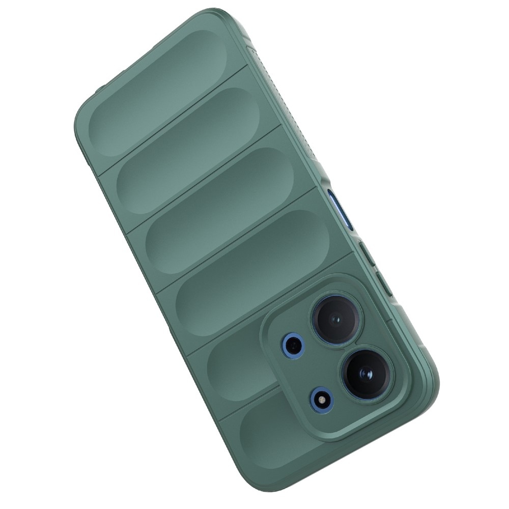 Rugg odolný gelový obal na Xiaomi Redmi 15C 4G/5G (173mm)/Poco C85 (173mm) - zelený