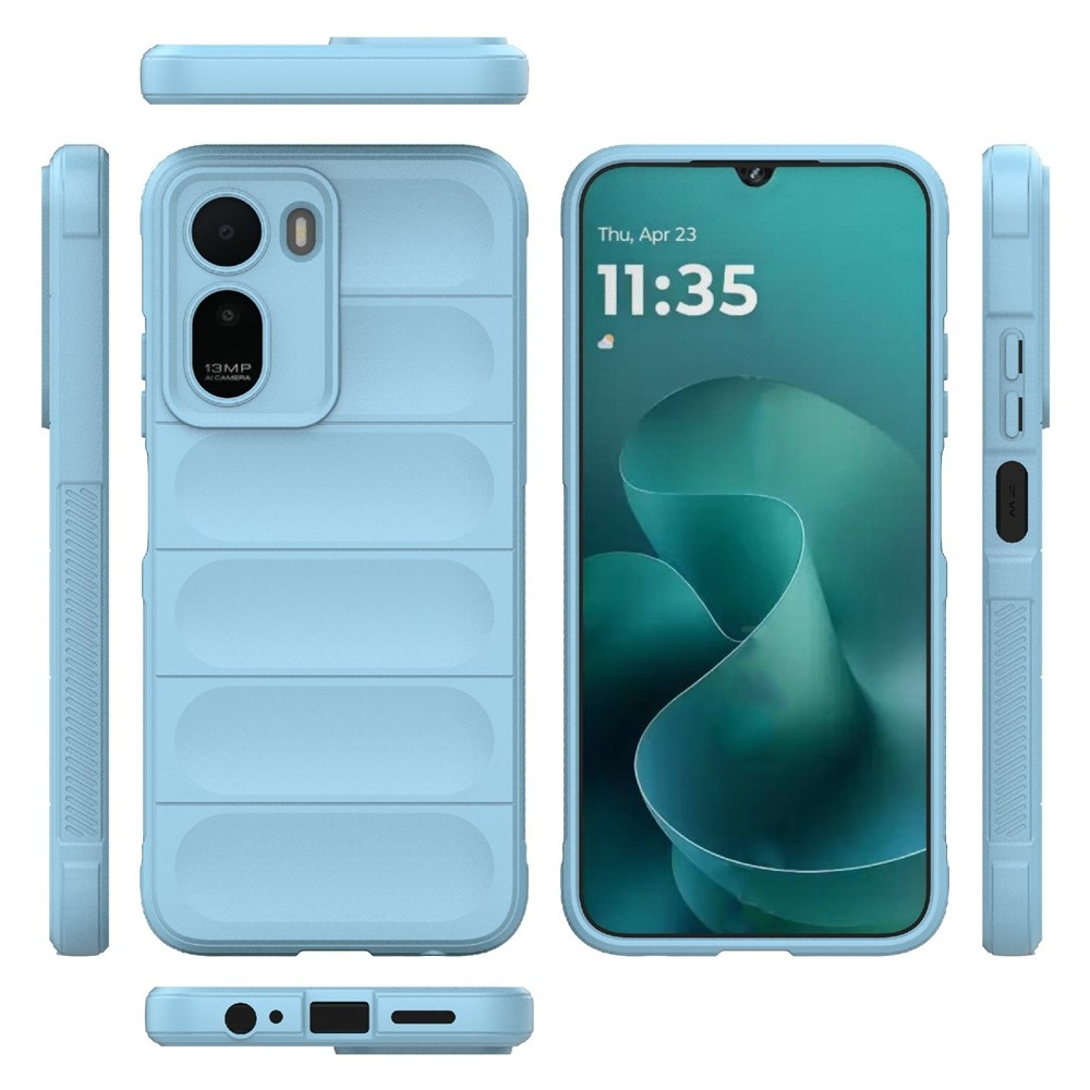 Rugg odolný gelový obal na Xiaomi Redmi A7 Pro - světlemodrý