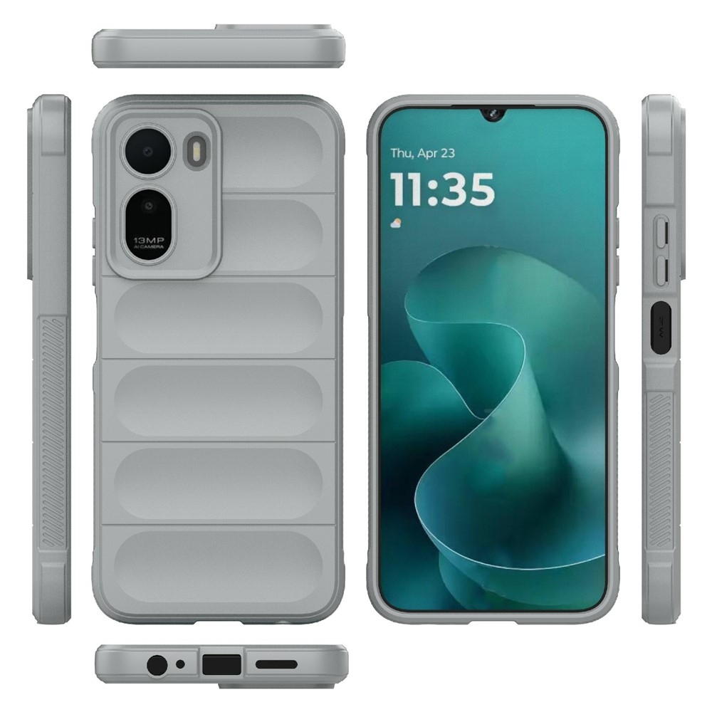 Rugg odolný gelový obal na Xiaomi Redmi A7 Pro - světlešedý
