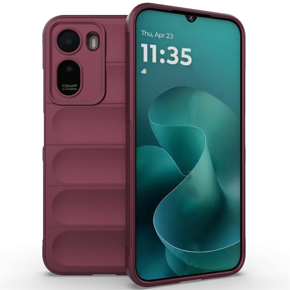 Rugg odolný gelový obal na Xiaomi Redmi A7 Pro - vínový