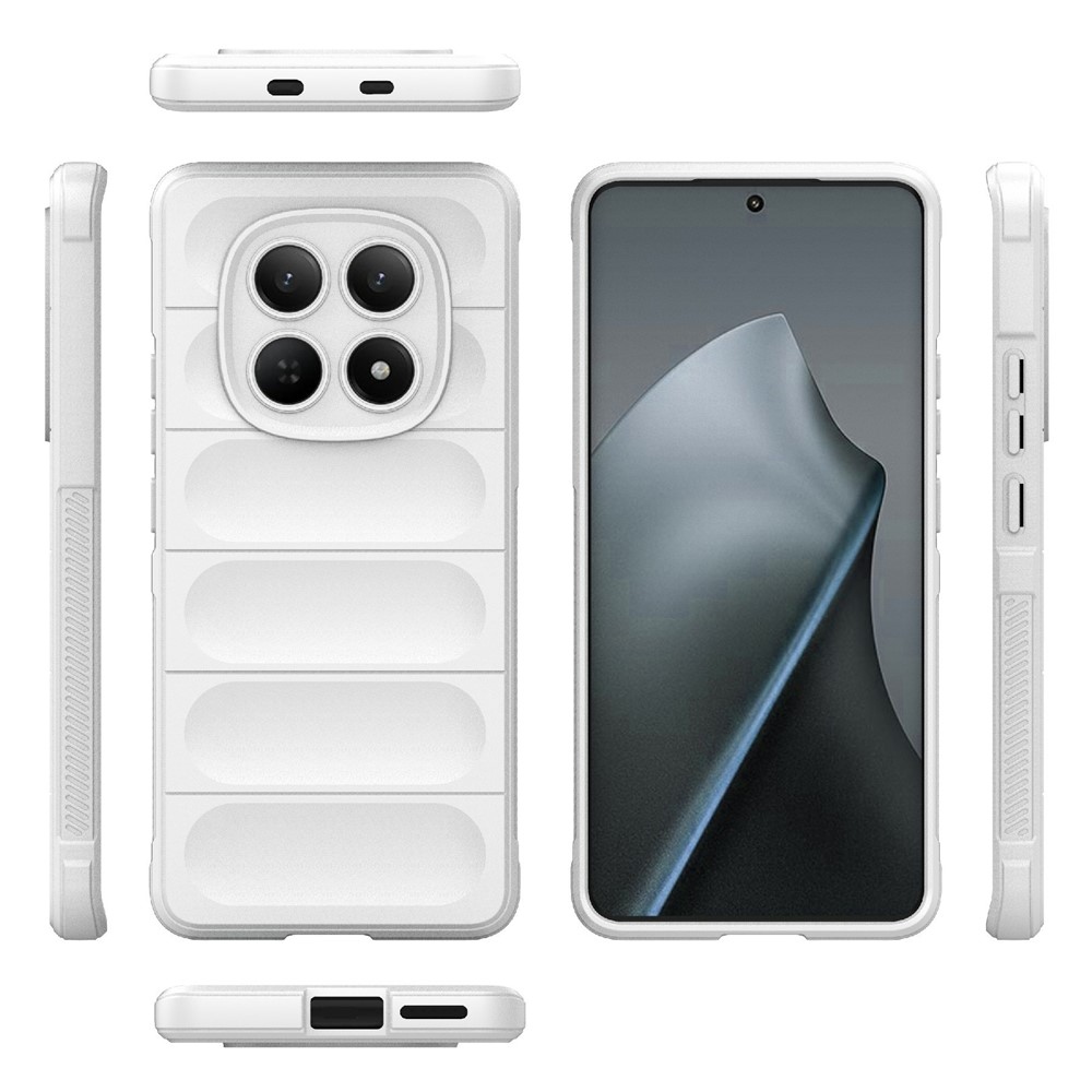 Rugg odolný gelový obal na Xiaomi Redmi Note 15 4G - bílý