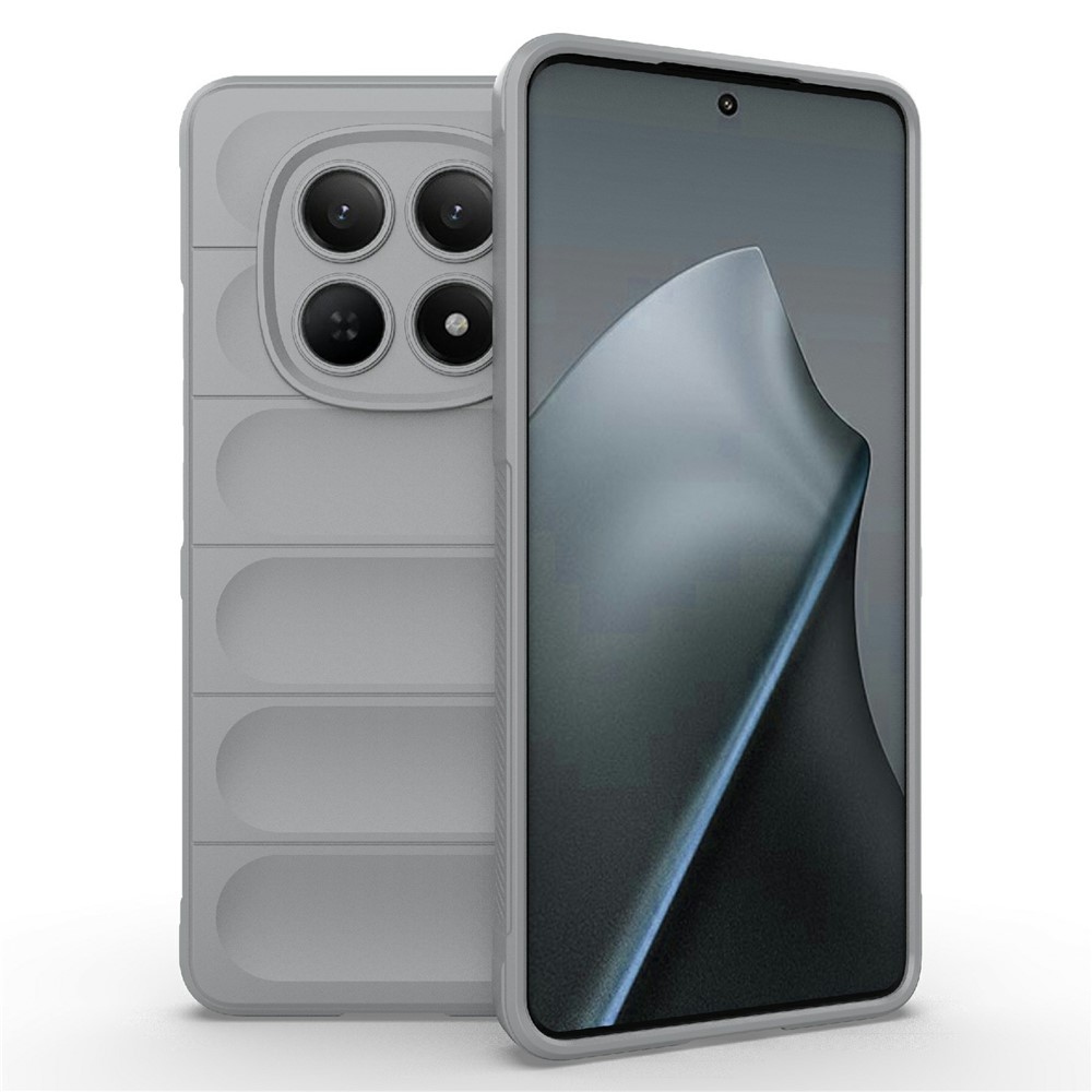 Rugg odolný gelový obal na Xiaomi Redmi Note 15 4G - světlešedý