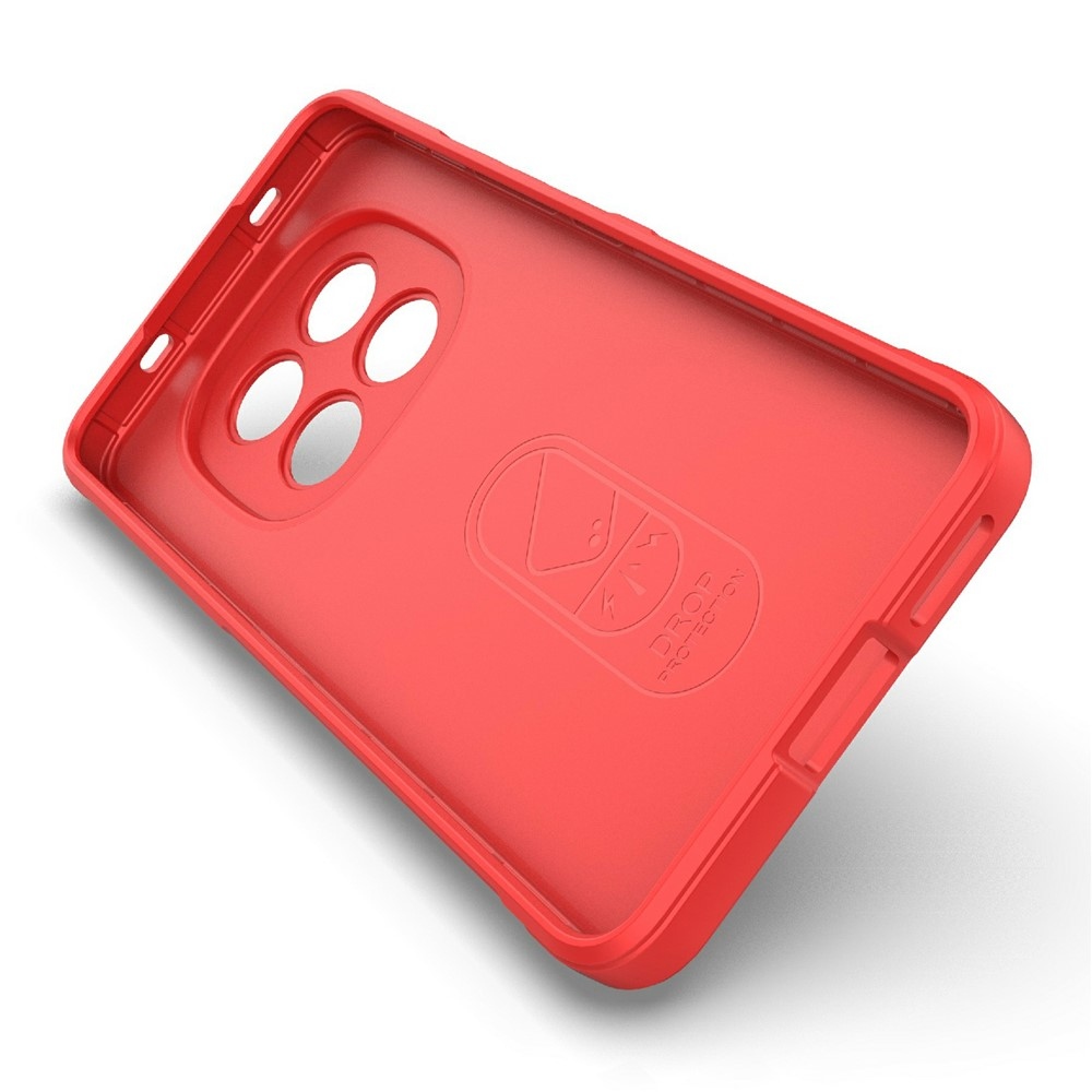 Rugg odolný gelový obal na Xiaomi Redmi Note 15 Pro 4G - červený