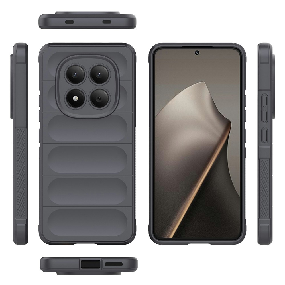 Rugg odolný gelový obal na Xiaomi Redmi Note 15 Pro 4G - tmavěšedý