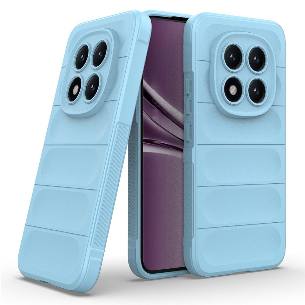 Rugg odolný gelový obal na Xiaomi Redmi Note 15 Pro+ 5G - světlemodrý