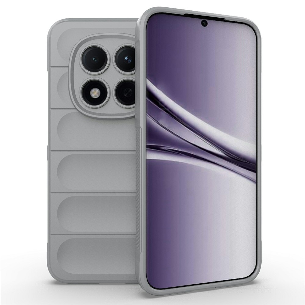 Rugg odolný gelový obal na Xiaomi Redmi Note 15 Pro 5G - světlešedý