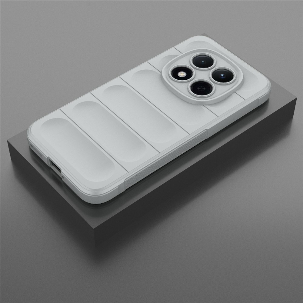 Rugg odolný gelový obal na Xiaomi Redmi Note 15 Pro 5G - světlešedý