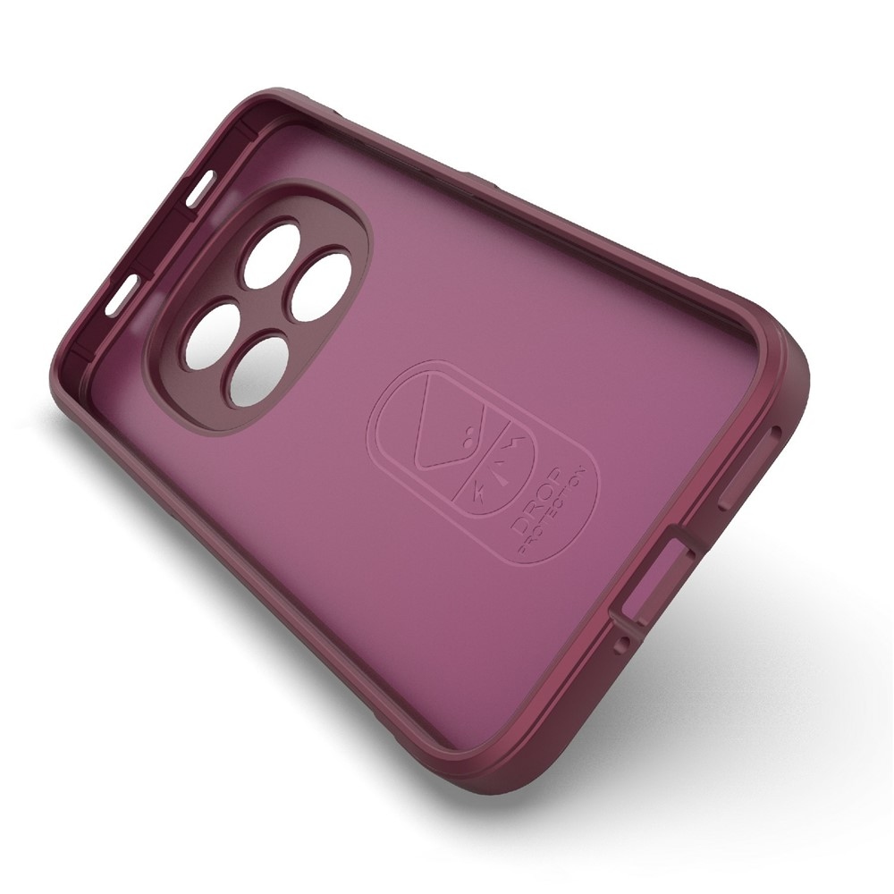 Rugg odolný gelový obal na Xiaomi Redmi Note 15 Pro 5G - vínový