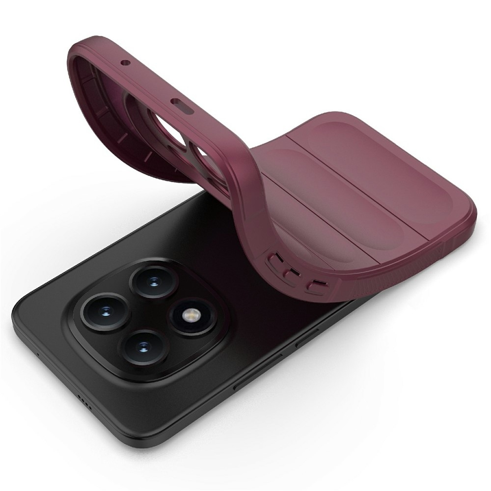 Rugg odolný gelový obal na Xiaomi Redmi Note 15 Pro+ 5G - vínový