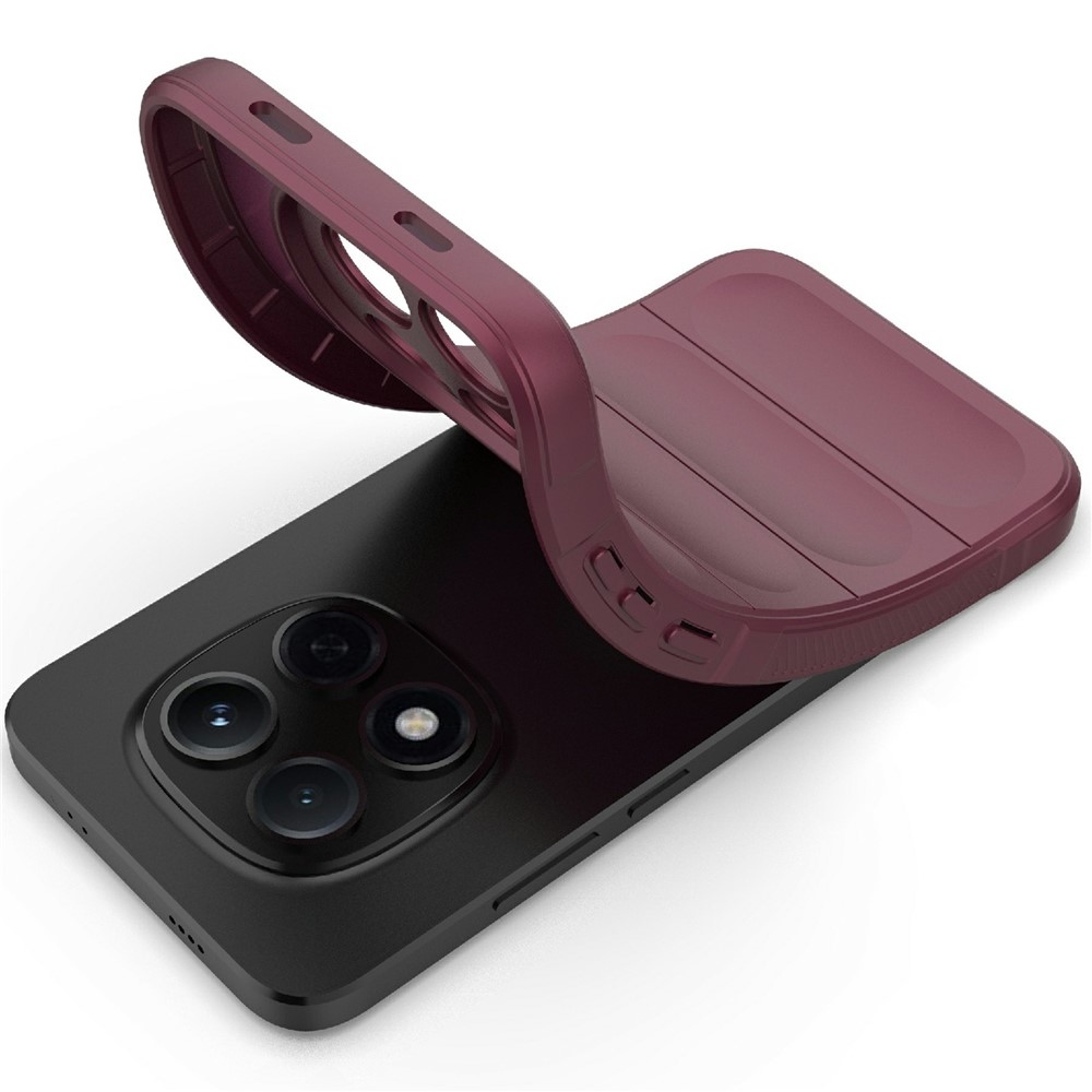 Rugg odolný gelový obal na Xiaomi Redmi Note 15 Pro 5G - vínový