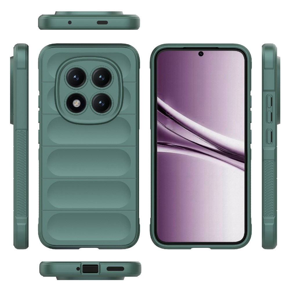 Rugg odolný gelový obal na Xiaomi Redmi Note 15 Pro+ 5G - zelený