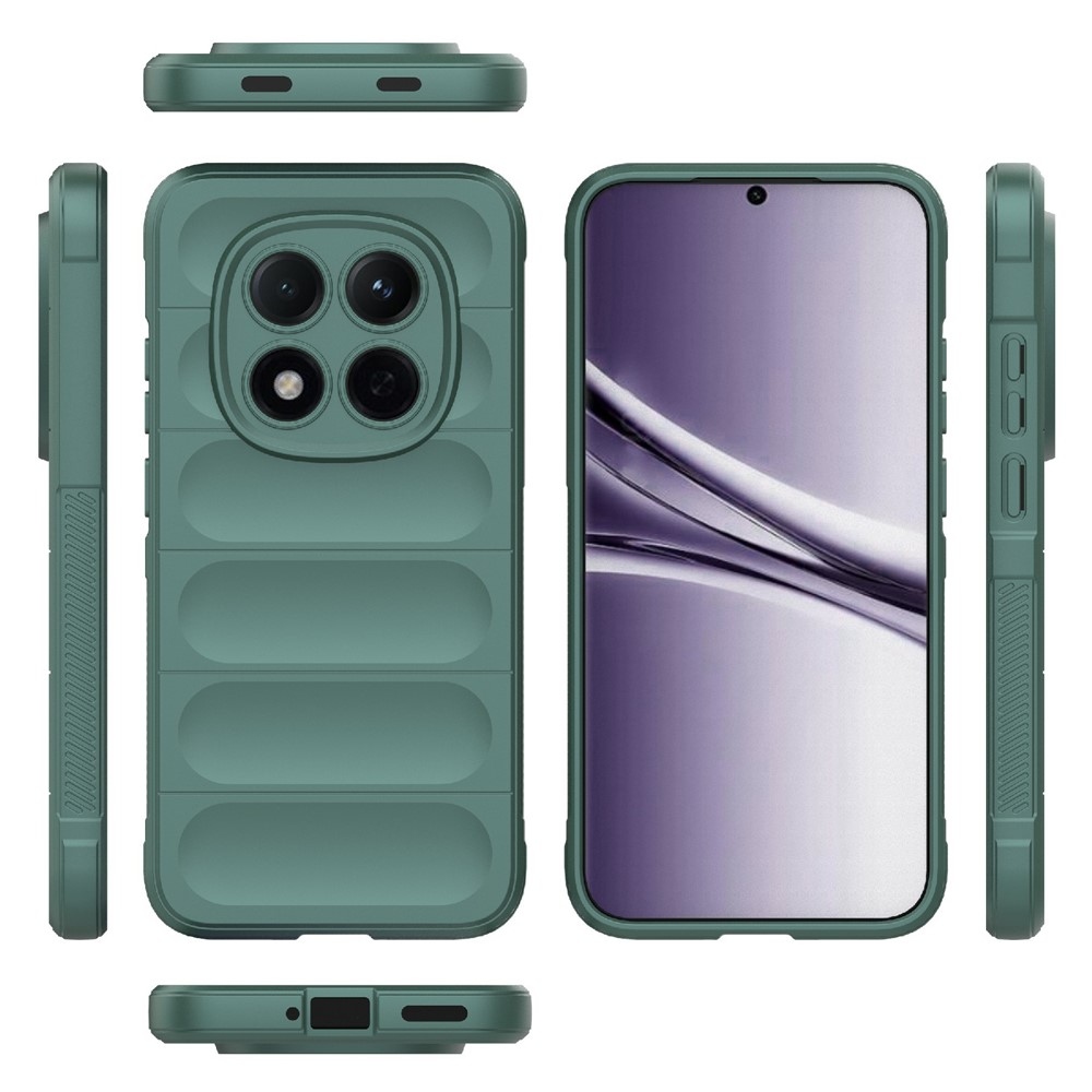 Rugg odolný gelový obal na Xiaomi Redmi Note 15 Pro 5G - zelený