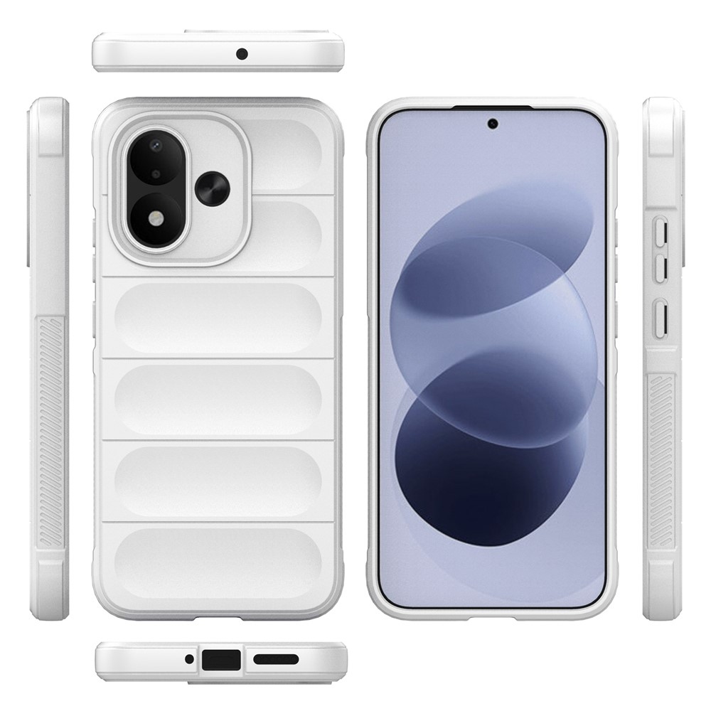 Rugg odolný gelový obal na Xiaomi Redmi Note 17 4G/5G - bílý
