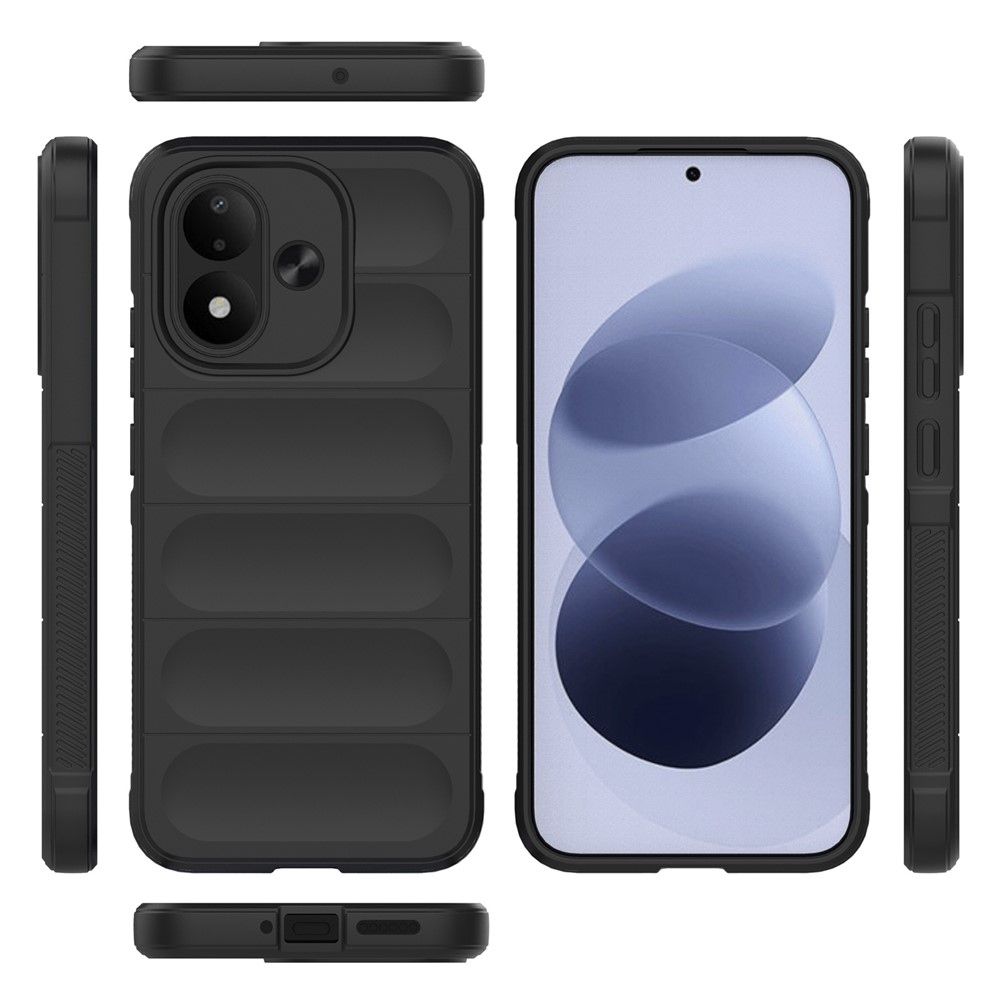 Rugg odolný gelový obal na Xiaomi Redmi Note 17 4G/5G - černý