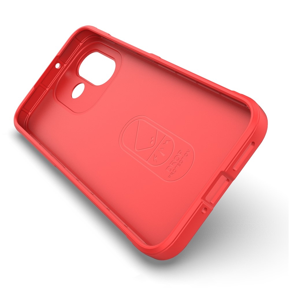 Rugg odolný gelový obal na Xiaomi Redmi Note 17 4G/5G - červený