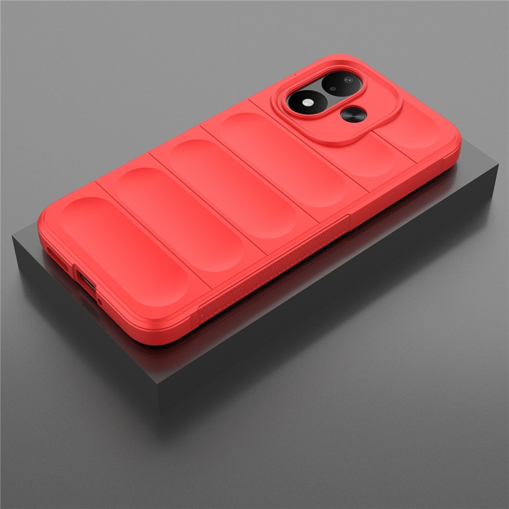 Rugg odolný gelový obal na Xiaomi Redmi Note 17 4G/5G - červený