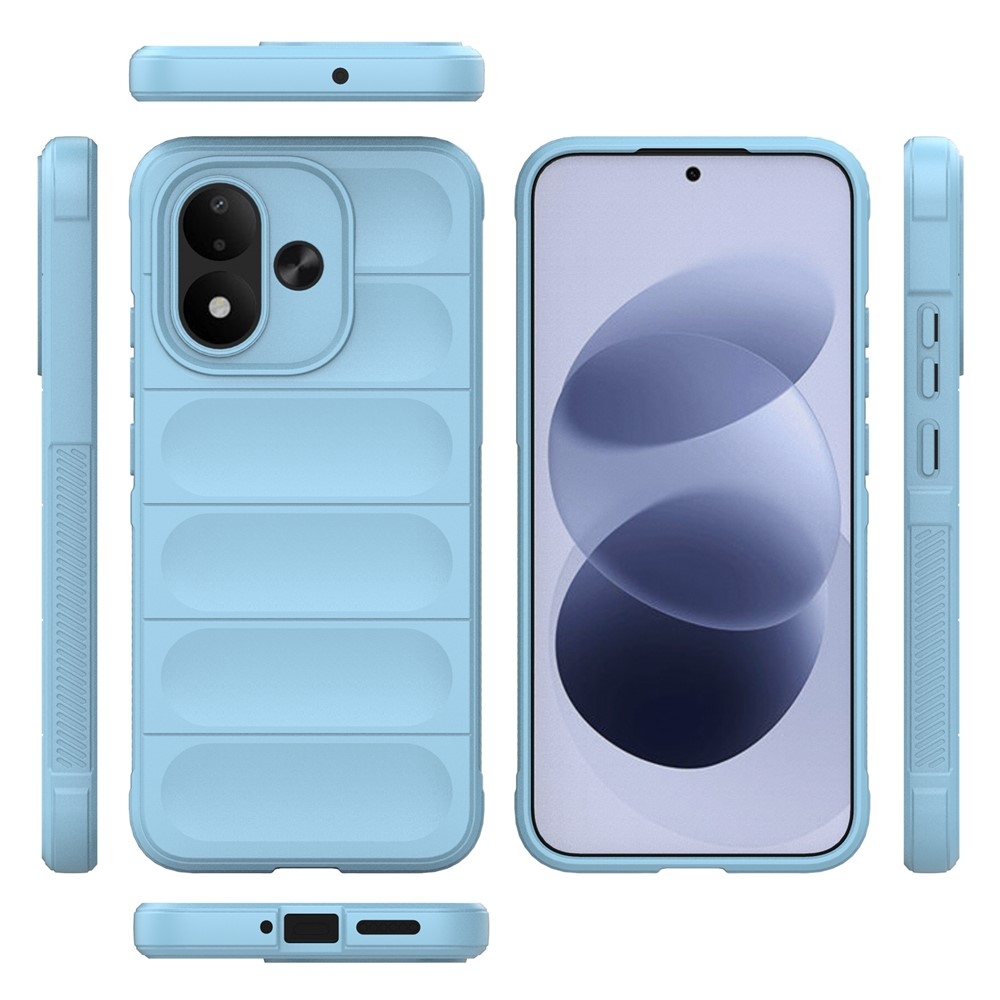 Rugg odolný gelový obal na Xiaomi Redmi Note 17 4G/5G - světlemodrý