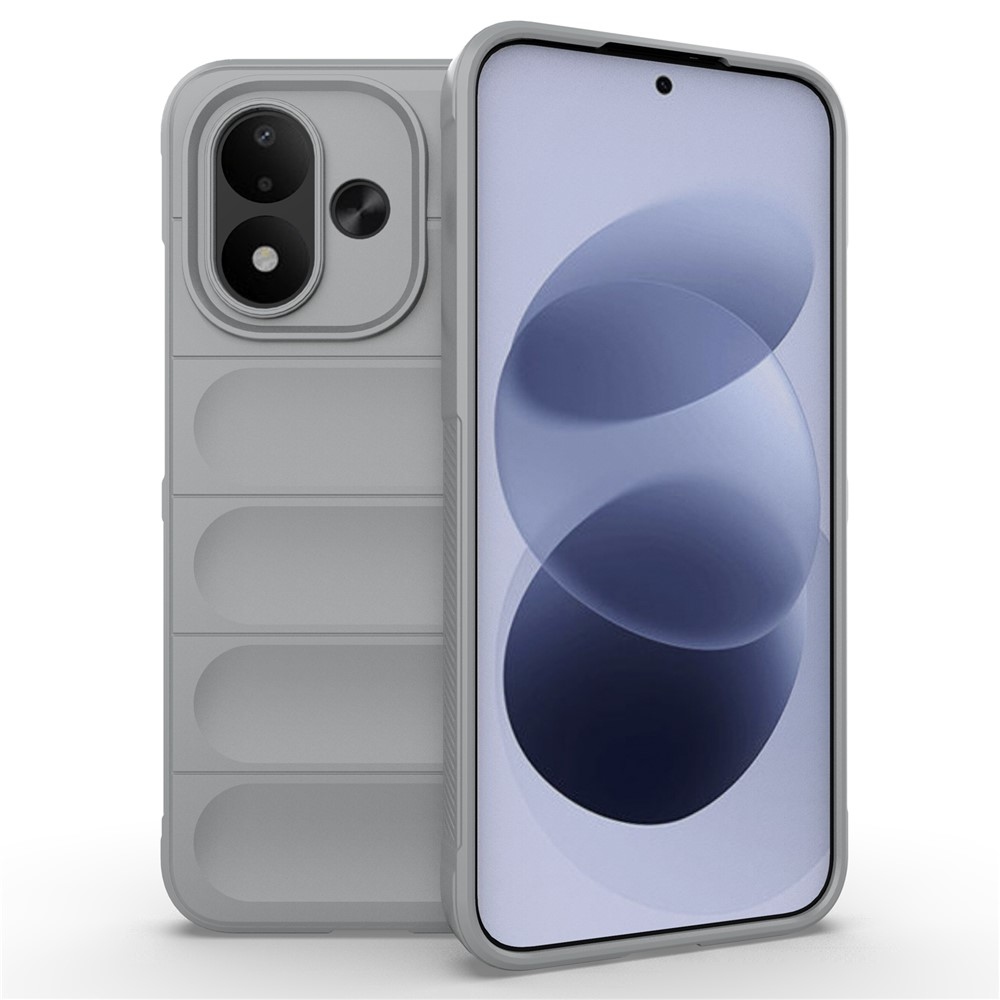 Rugg odolný gelový obal na Xiaomi Redmi Note 17 4G/5G - světlešedý