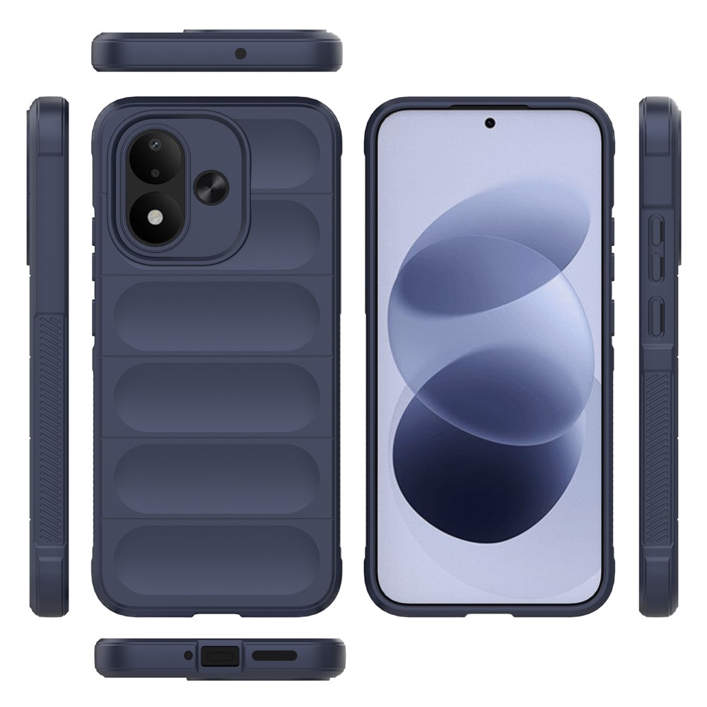Rugg odolný gelový obal na Xiaomi Redmi Note 17 4G/5G - tmavěmodrý