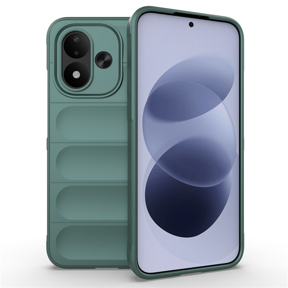 Rugg odolný gelový obal na Xiaomi Redmi Note 17 4G/5G - zelený