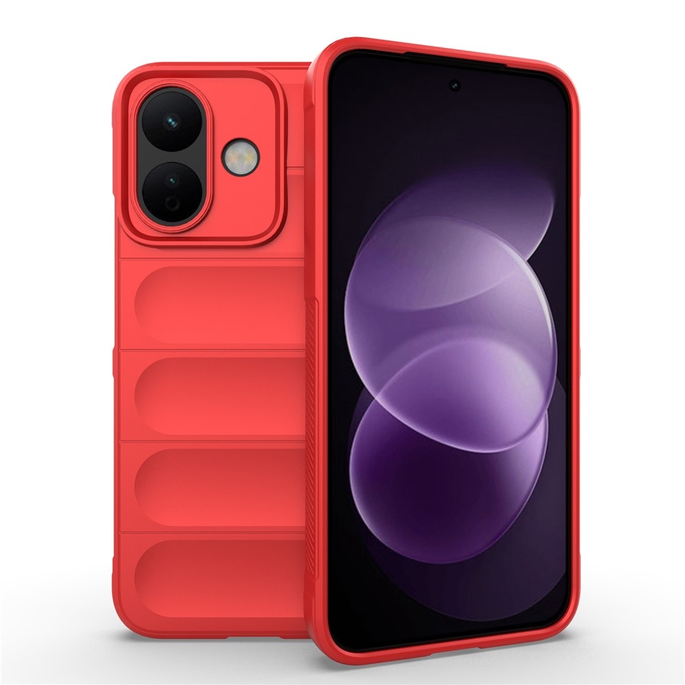 Rugg odolný gelový obal na Xiaomi Redmi Note 17 Pro 5G - červený