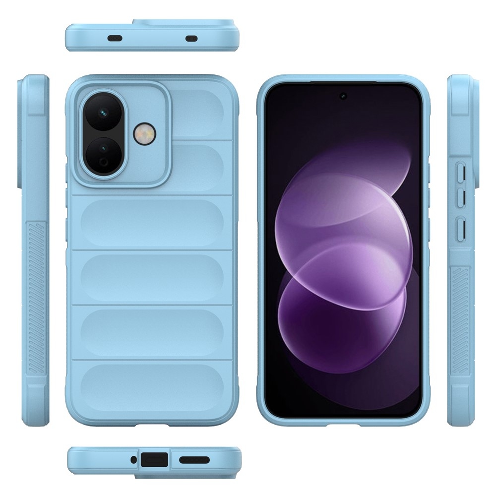 Rugg odolný gelový obal na Xiaomi Redmi Note 17 Pro 5G - světlemodrý