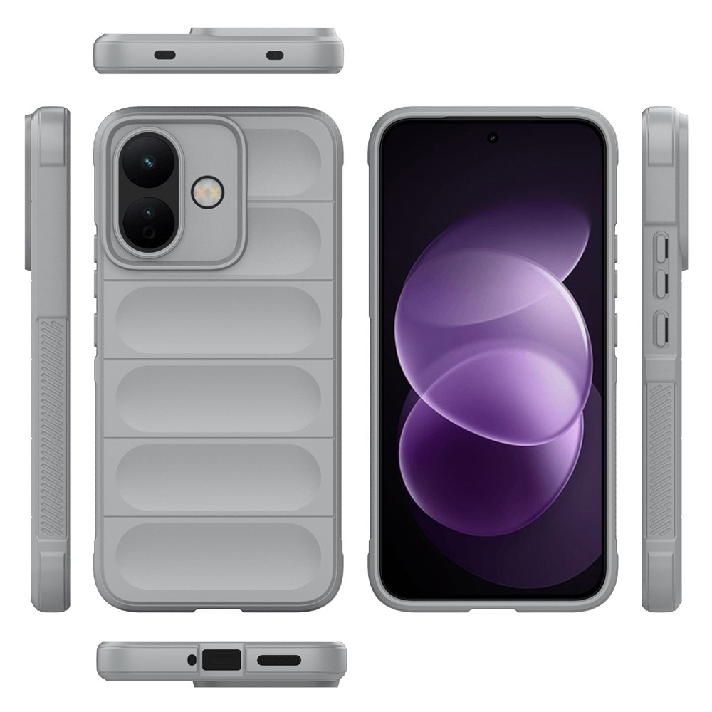 Rugg odolný gelový obal na Xiaomi Redmi Note 17 Pro 5G - světlešedý