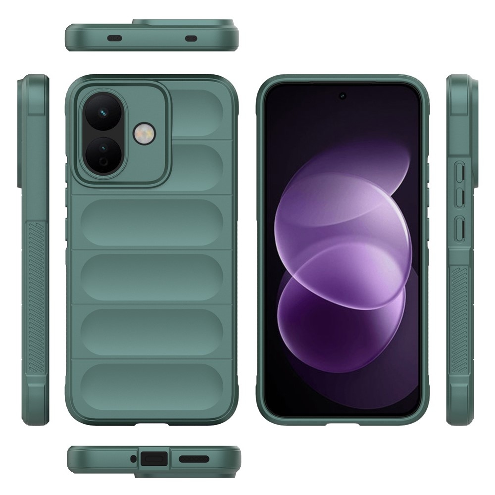 Rugg odolný gelový obal na Xiaomi Redmi Note 17 Pro 5G - zelený