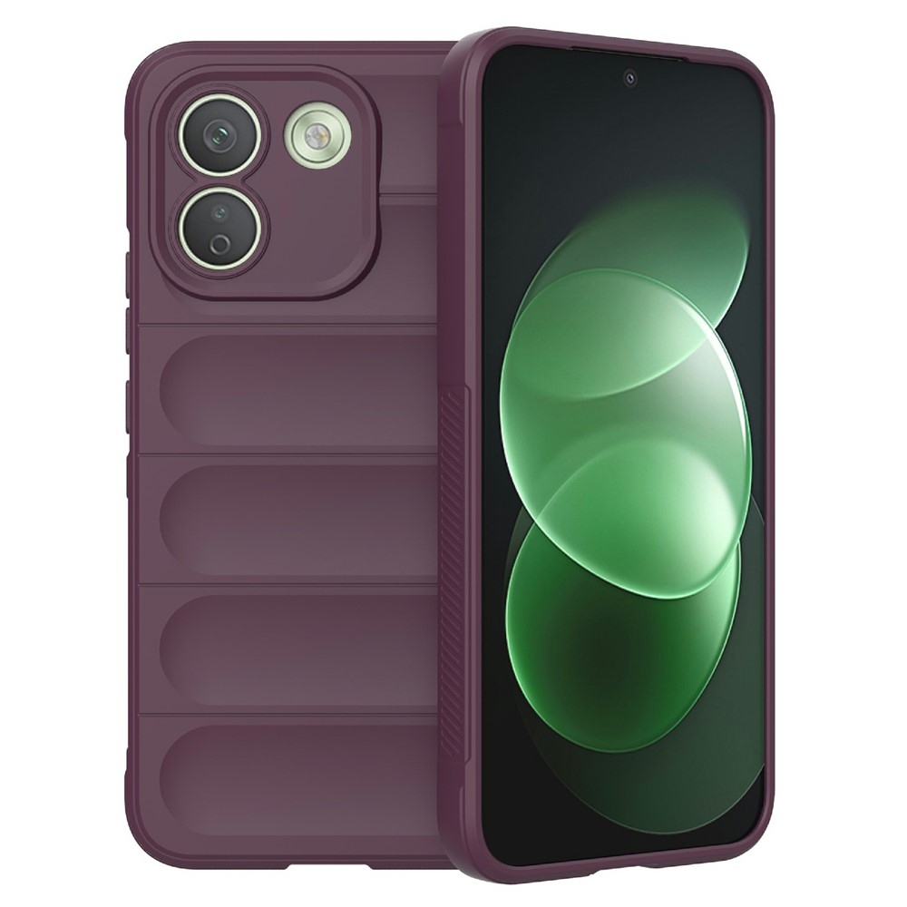 Rugg odolný gelový obal na Xiaomi Redmi Note 17 Pro Max 5G - vínový