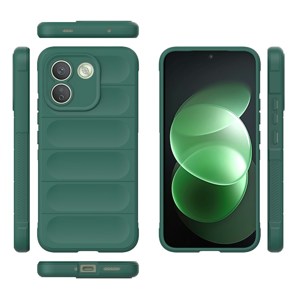 Rugg odolný gelový obal na Xiaomi Redmi Note 17 Pro Max 5G - zelený
