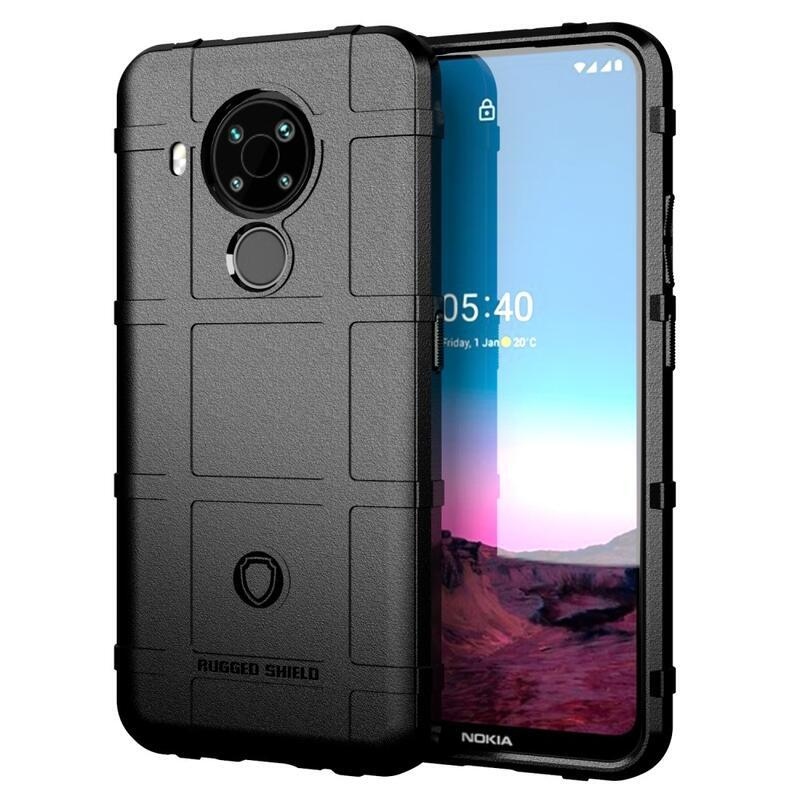 Rugged odolný gelový obal na mobil Nokia 5.4 - černý