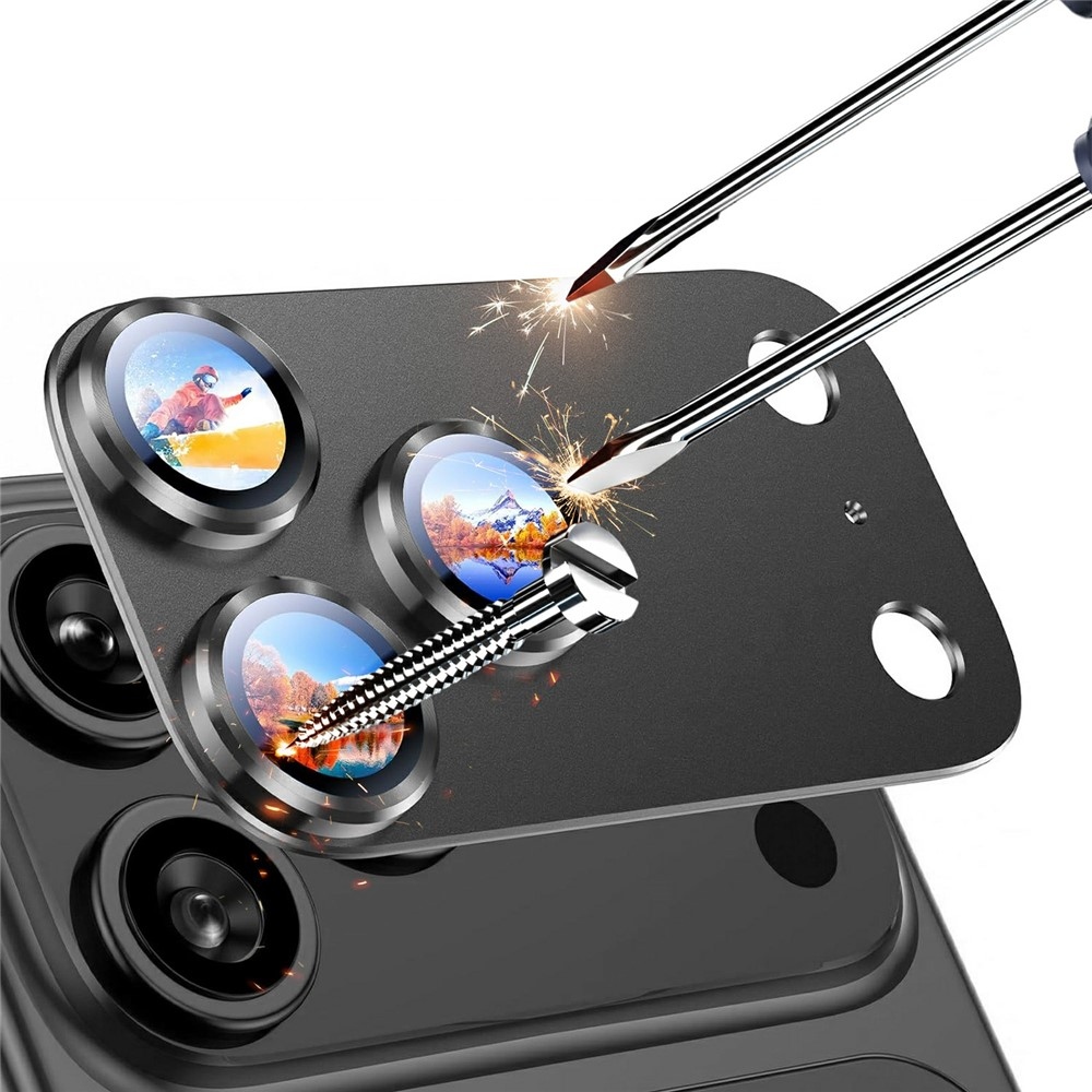 RURI sklo čočky fotoaparátu na mobil iPhone 18 Pro Max - šedé