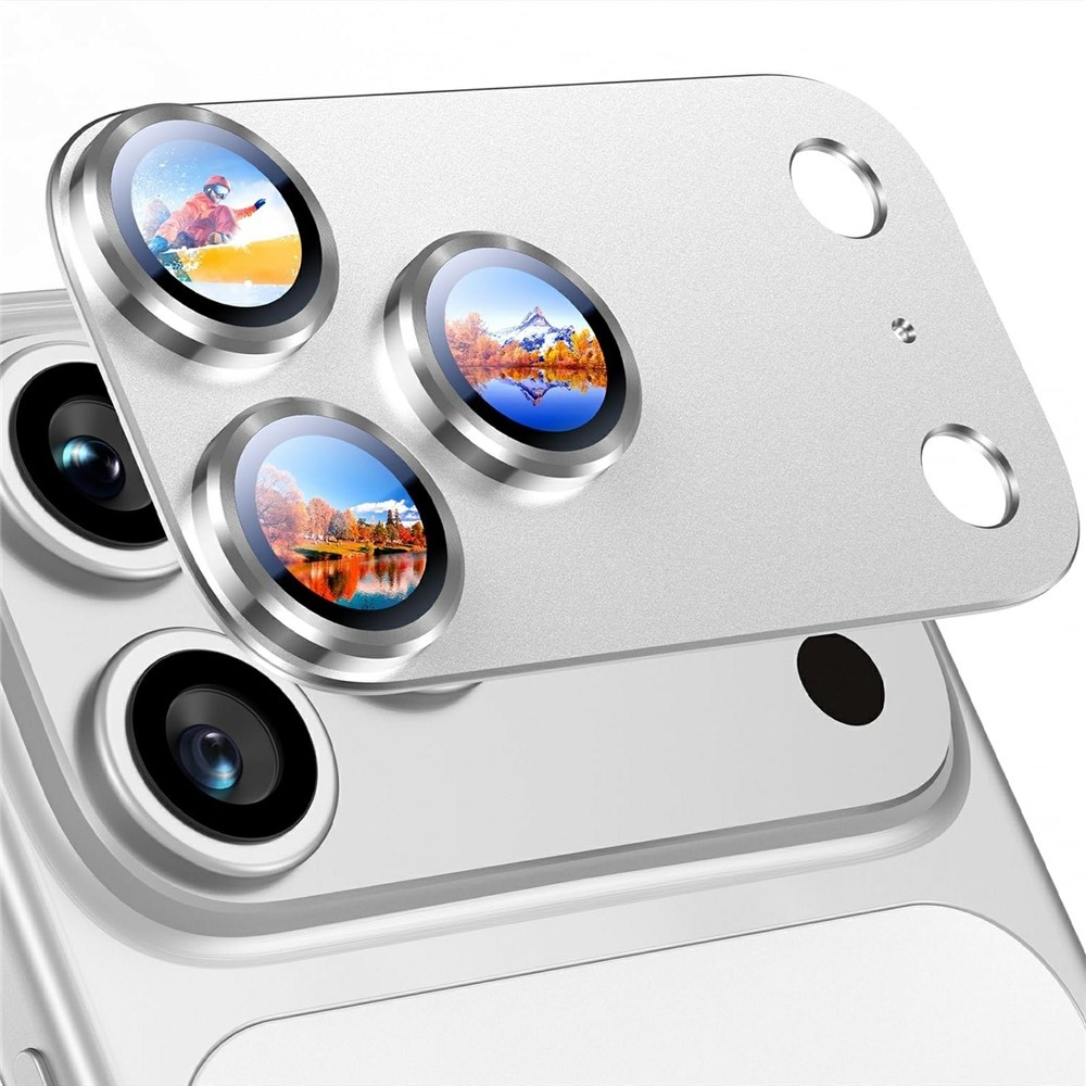 RURI sklo čočky fotoaparátu na mobil iPhone 18 Pro Max - stříbrné