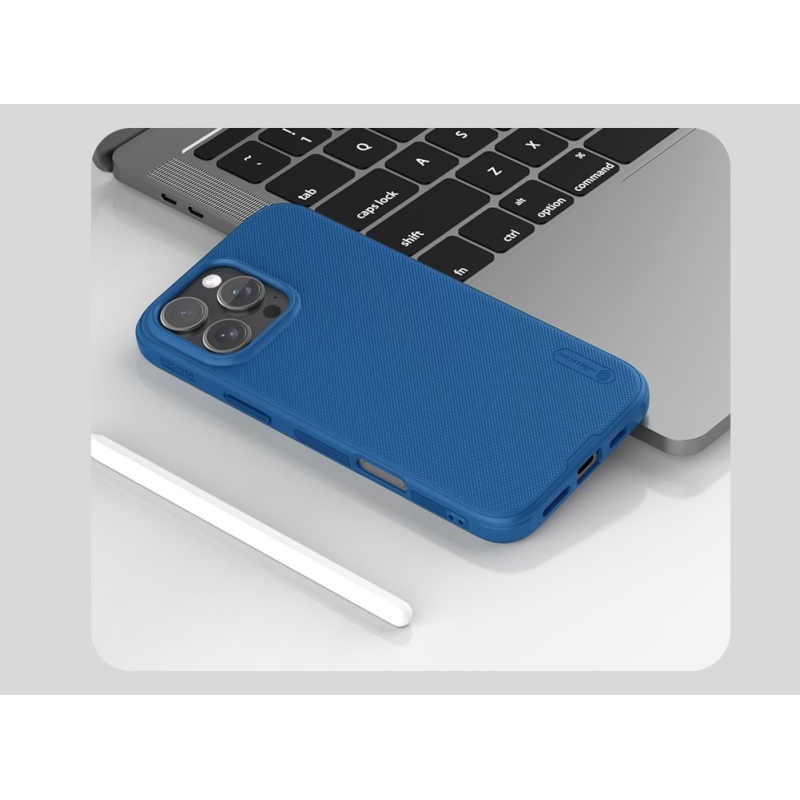 Nillkin Super Frosted PRO Zadní Kryt pro Apple iPhone 16 Pro Max Blue