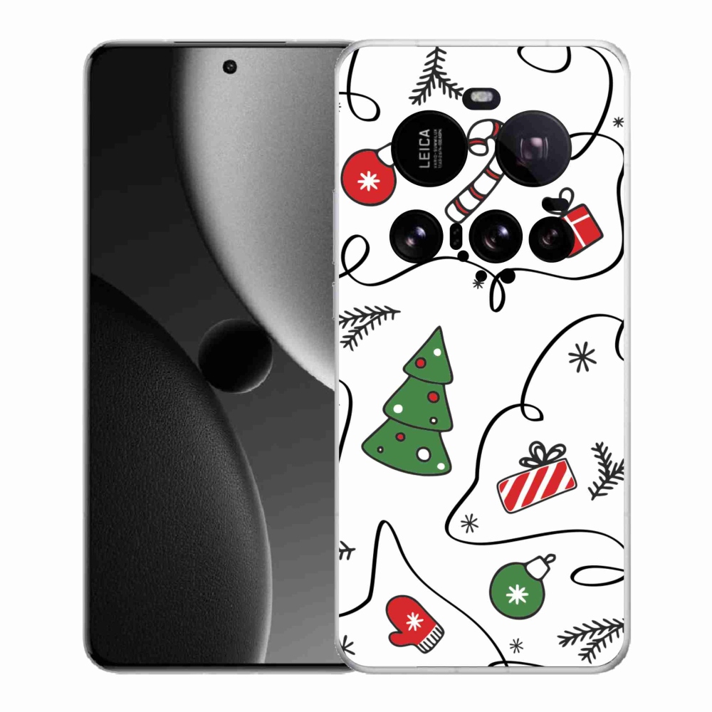 Gelový kryt mmCase na Xiaomi 15 Ultra - vánoční motivy