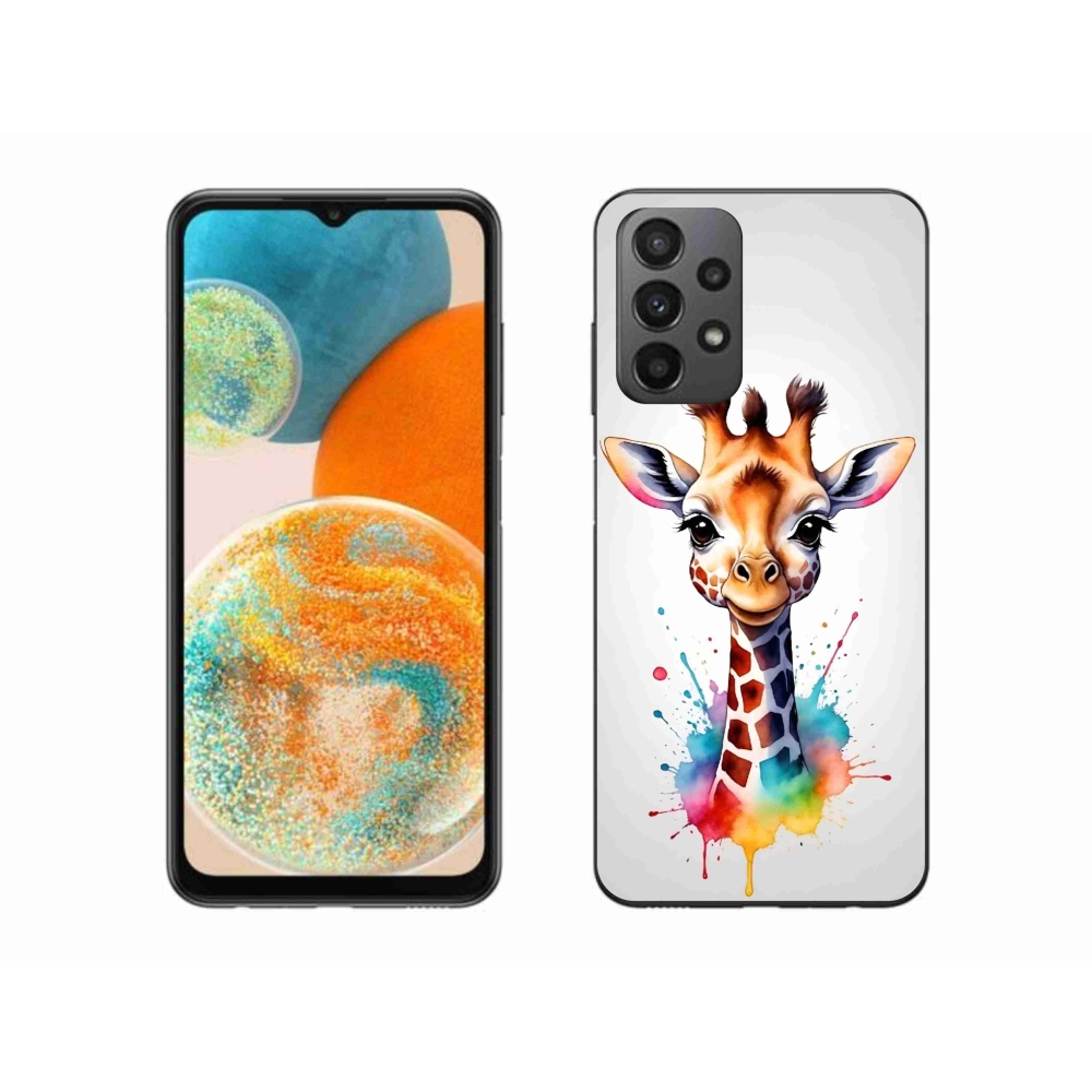 Gelový kryt mmCase na Samsung Galaxy A23 4G/5G - žirafa 1
