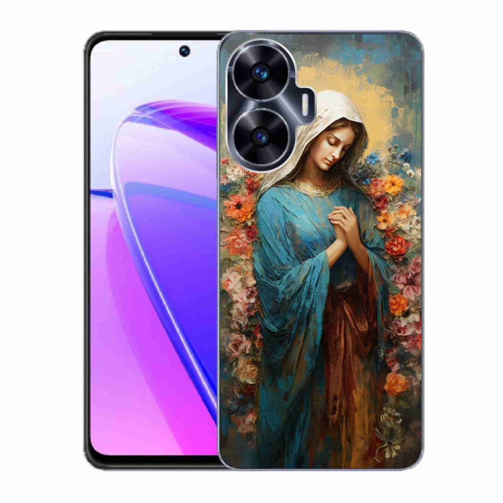 Gelový kryt mmCase na Realme C55 - svatá žena